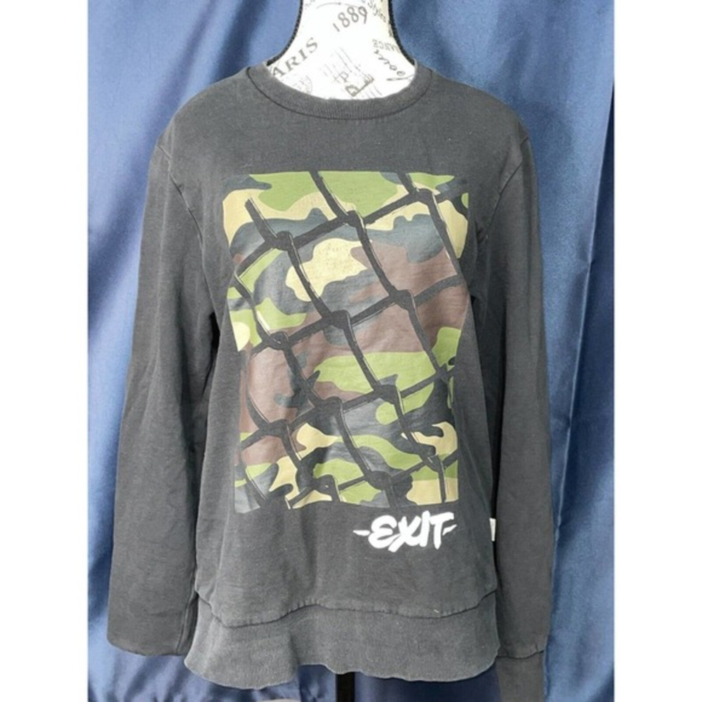 Jack‎ and Jones Originals Exit Camo Sweater SIze Medium